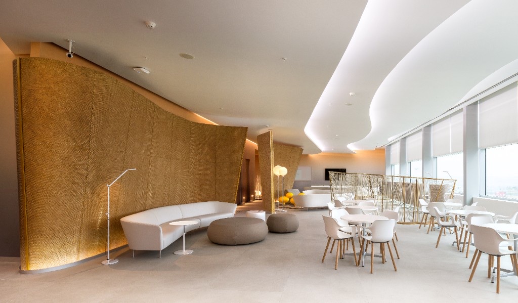 Calce Grigio · Natural, Business lounge, aerodrom Platov by VOX Architects