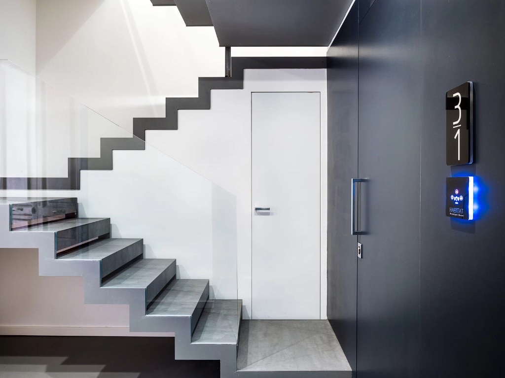 Pietra di Savoia Antracite · Natural, Hotel Habitat / Habitat Studio Architetti Associati